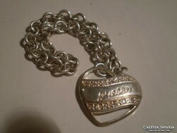Cheapest! Guess silver plated bracelet