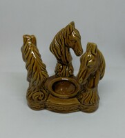 Ceramic horse candle holder!