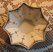 Zsolnay multi-flowered, star-shaped tray