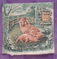 Piggy decorative pillow (m4318)