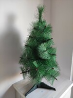 Nagyon elegáns kis retro műfenyő karácsonyfa tappal együtt