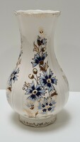 Zsolnay Búzavirág mintás Fodros szélű váza