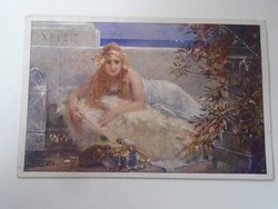 D199483    Régi képeslap - Hans Schlimarsky.Aphrodite Chryse  1910k  Wiener Kunst