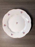 2 Zsolnay porcelain plates with flowers