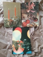 3 old Christmas cards