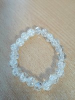 Cracked mountain crystal bracelet