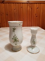Raven house porcelain vase and candle holder