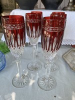 Lipkai crystal champagne glass set