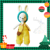 Ella bella - crocheted amigurumi bunny