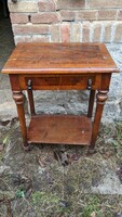 Antique Biedermeier coffee table, stackable (to be renovated)