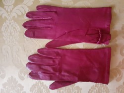 Thin buttery leather gloves. 7-Es.