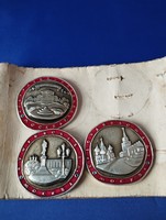 Soviet Union. Ussr. Badges of Moscow city squares