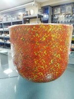 Glazed ceramic pot