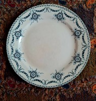 Antique French earthenware plate - terre de fer