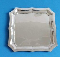 Silver rectangular tray