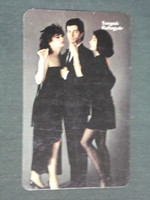Card calendar, otp savings bank, bank, male model, pension, 1986, (3)
