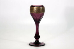 Moser amethyst stemmed glass 19cm | karlsbad purple goblet crystal glass amethyst