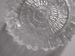 Massive, heavy crystal glass Scandinavian (I think Iittala) ashtray 1137 grams