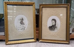 József Ferenc and Queen Siszi photo in a couple of frames
