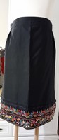Linen apron, skirt overlay