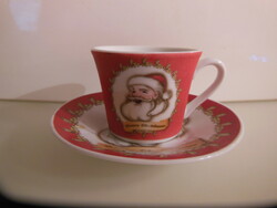 Coffee set - porcelain - cup 1 dl - base 11 cm - Austrian flawless