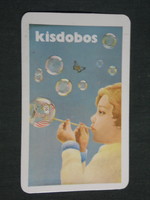 Kártyanaptár, Kisdobos ifjúsági magazin, újság, grafikai rajzos,humoros, bohóc,1985,   (3)