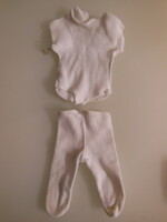 Baby clothes - 2 pcs - old - jumper 13 x 11 cm - pants 15 x 8 - cotton - also for decoration - perfect