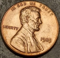 1 cent, 1985. Lincoln Cent