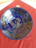 Large, German ceramic wall plate,,marked.. 30.5 Cm,, 1.5 kg flawless,,