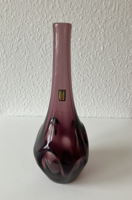 Karcagi glass vase with a graceful neck