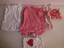 Tablecloth - monogrammed napkin - ribbon - lavender bag - Austrian - flawless