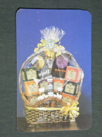 Card calendar, compack packaging company, deli basket, coffee, tea, spices, 1986, (3)