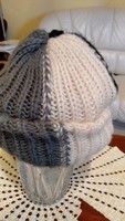 Knitted women's hat