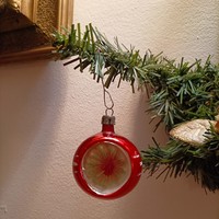 Retro glass Christmas tree decoration