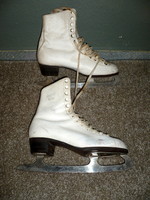 Botas ice champion retro women's artificial leather skates, size 36