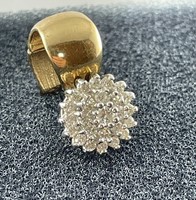 14k gold pendant set with 25 diamonds for Christmas!