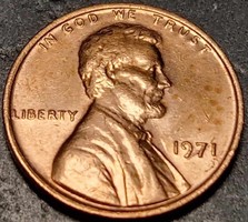 1 cent, 1971., Lincoln Cent