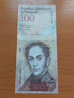 Venezuela 100 bolivars 2013