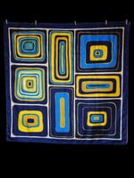 Silk vintage shawl 80x75 cm. (6399)