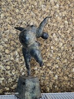 Édes dundi balerina bronz szobor
