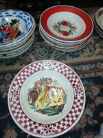 Hollóháza festett Antik tányér gyűjteményből Jó reggelt