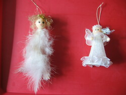 Retro Christmas tree ornament handmade angels