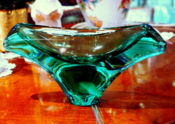 Vase designed by Czech glass artist Miroslav Klinger