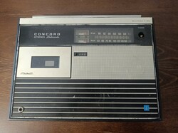 Concord radio, cassette radio, 1970s.