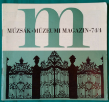 Múzsák Múzeumi Magazin 1977/4. szám - Folyóiratok, újságok > Művészet > Kultúra, Tudomány