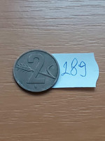 Switzerland 2 rappen 1953 bronze 289
