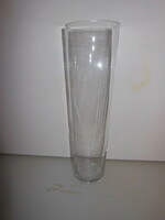 Vase - 40 x 13 cm - glass - exclusive - flawless