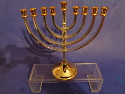 9-branch menorah - candle holder