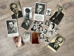 Old photo postcards of actors and stars