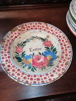 Antik festett Antik tányér gyűjteményből 13 Eszter